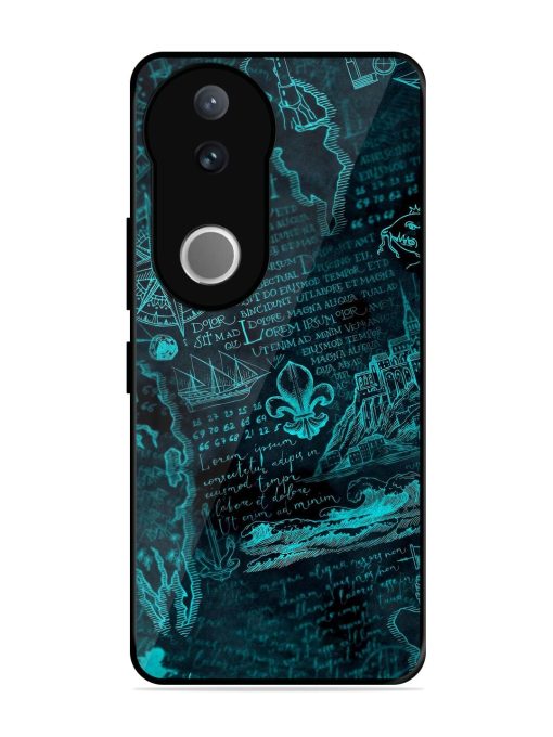 Nautical Notebook Glossy Soft Edge Case for Vivo V50 (5G)