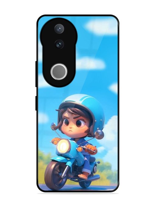 Little Rider Glossy Soft Edge Case for Vivo V50 (5G)