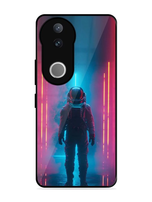 Neon Astronaut Glossy Soft Edge Case for Vivo V50 (5G)