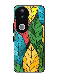 Foliage Fiesta Glossy Soft Edge Case for Vivo V50 (5G)