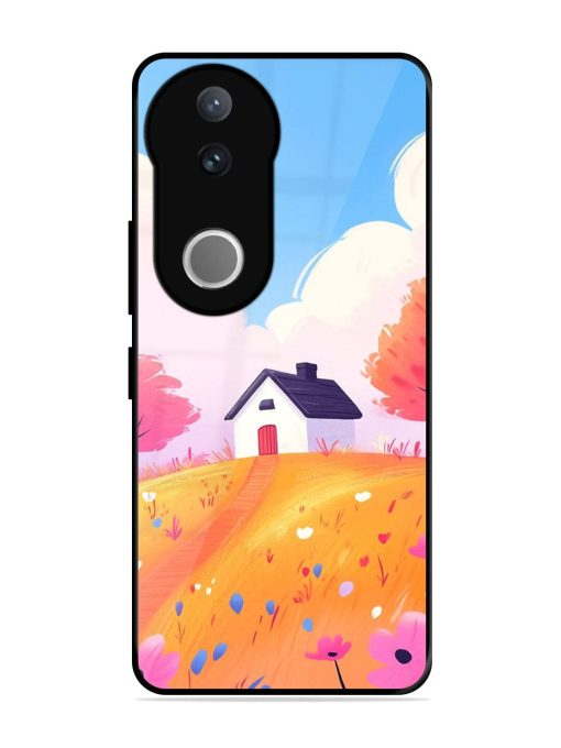 Hilltop Haven Glossy Soft Edge Case for Vivo V50 (5G)