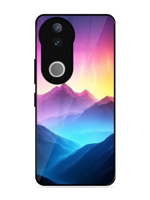 Cosmic Mountains Glossy Soft Edge Case for Vivo V50 (5G)