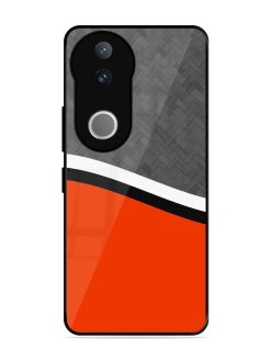 Bold Contrast Glossy Soft Edge Case for Vivo V50 (5G)