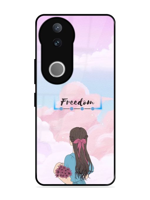 Skyward Dreams Glossy Soft Edge Case for Vivo V50 (5G)
