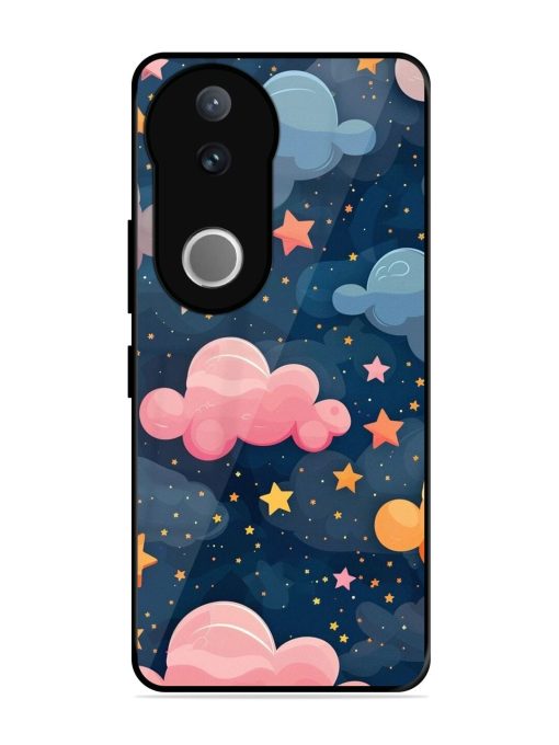 Twinkling Dreams Glossy Soft Edge Case for Vivo V50 (5G)
