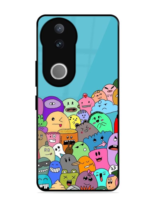 Monster Mash Glossy Soft Edge Case for Vivo V50 (5G)