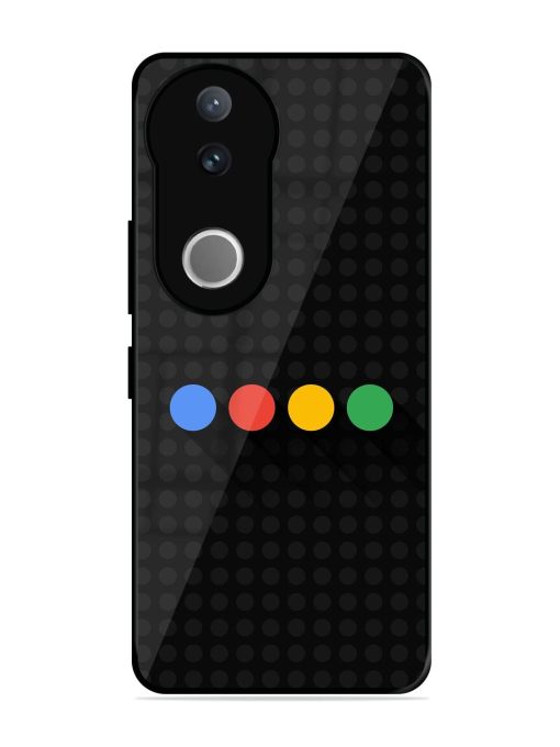 Google Dots Glossy Soft Edge Case for Vivo V50 (5G)