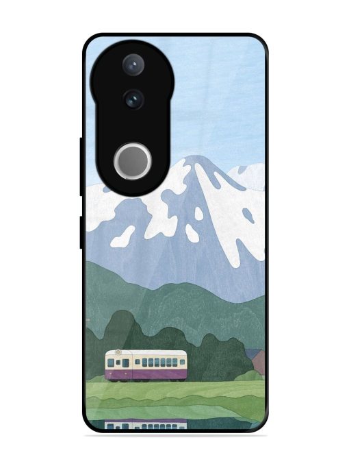Mountainside Reflections Glossy Soft Edge Case for Vivo V50 (5G)