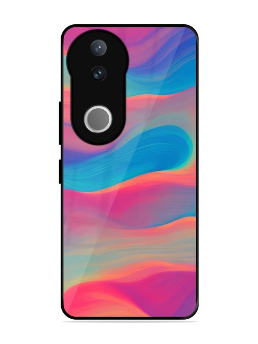 Wavy Wonder Glossy Soft Edge Case for Vivo V50 (5G)