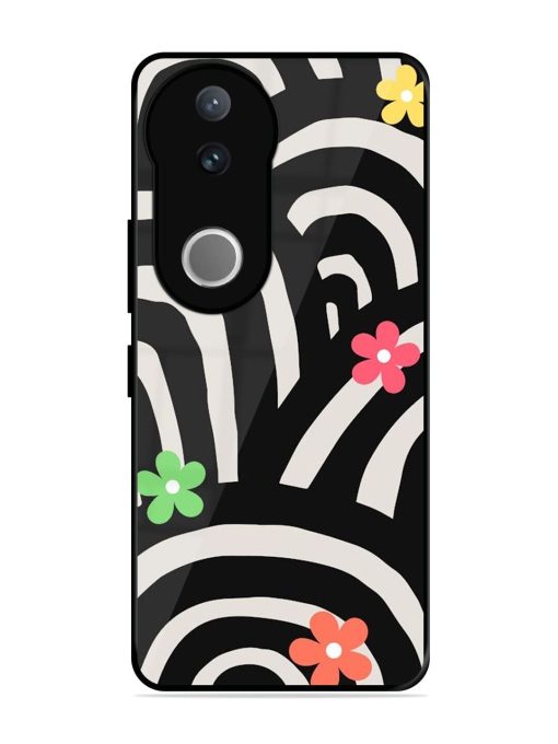 Rainbow Arcs Glossy Soft Edge Case for Vivo V50 (5G)
