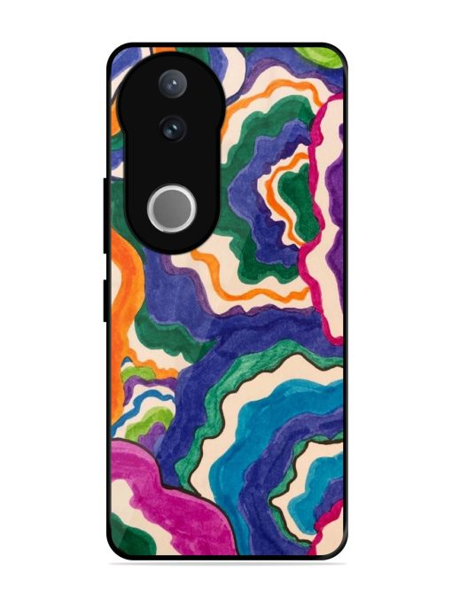 Wavy Wonder Glossy Soft Edge Case for Vivo V50 (5G)