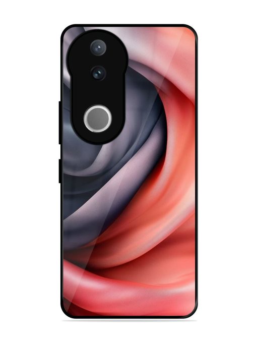 Swirling Silk Glossy Soft Edge Case for Vivo V50 (5G)