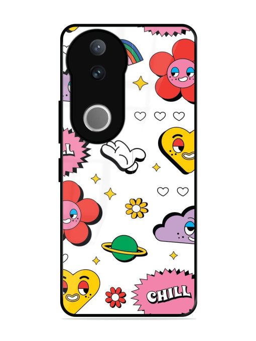 Whimsical Wonderland Glossy Soft Edge Case for Vivo V50 (5G)
