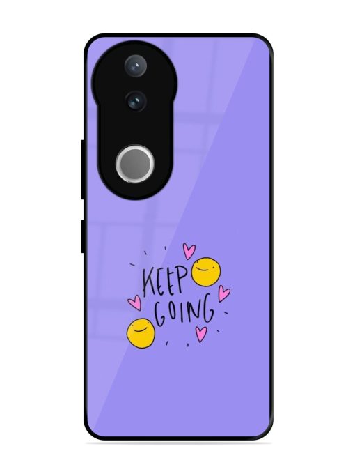 Smiling Through It All Glossy Soft Edge Case for Vivo V50 (5G)