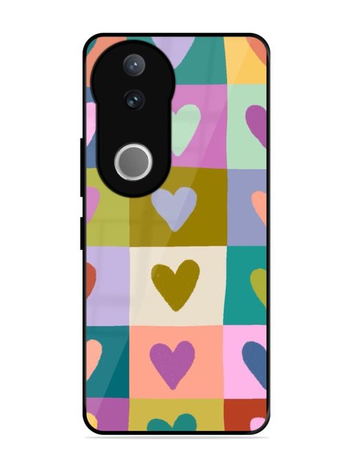 Box Of Hearts Glossy Soft Edge Case for Vivo V50 (5G)