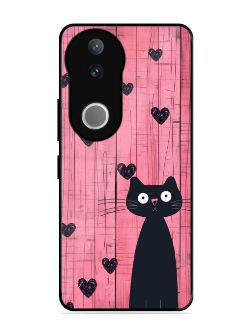 Feline Valentine'S Day Glossy Soft Edge Case for Vivo V50 (5G)