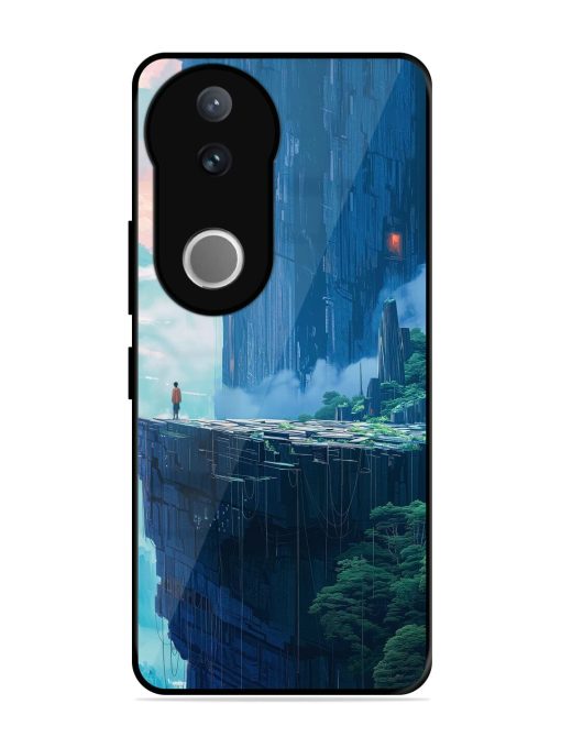 Solitude In The Sky Glossy Soft Edge Case for Vivo V50 (5G)