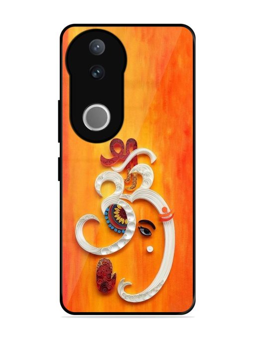 Ganesha In Quilling Art Glossy Soft Edge Case for Vivo V50 (5G)