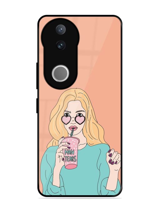 Feminine Power Glossy Soft Edge Case for Vivo V50 (5G)