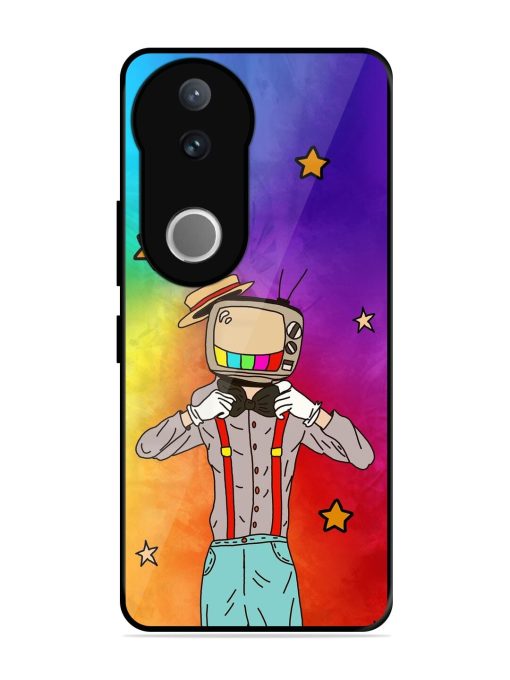 Tv Personality Glossy Soft Edge Case for Vivo V50 (5G)