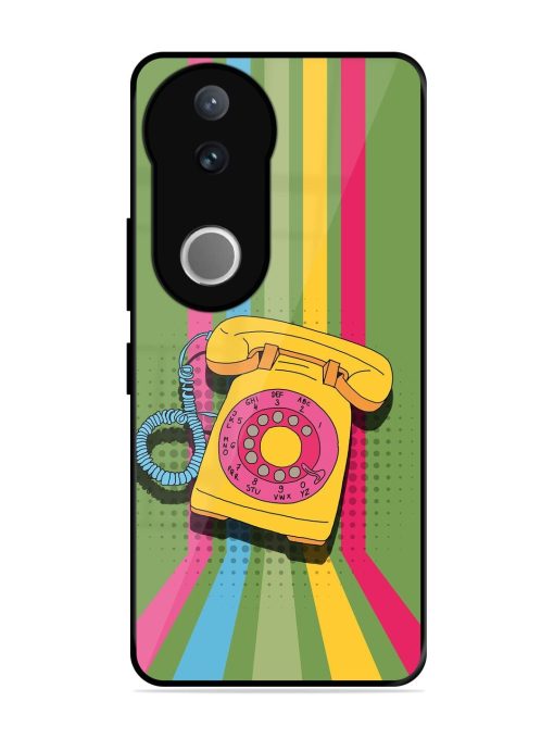 Retro Dialer Glossy Soft Edge Case for Vivo V50 (5G)