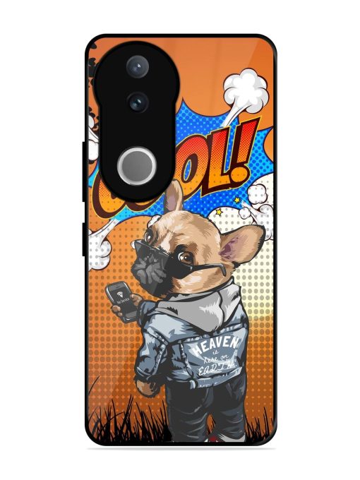 Cool Pup Glossy Soft Edge Case for Vivo V50 (5G)