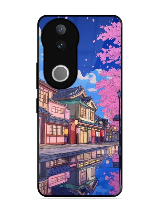 Tranquil Reflections Glossy Soft Edge Case for Vivo V50 (5G)