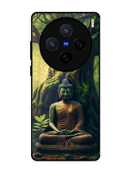 Green Buddha Art Glossy Soft Edge Case for Vivo X200 (5G)