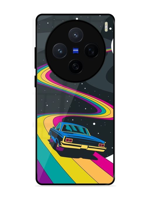 Rainbow Road Glossy Soft Edge Case for Vivo X200 (5G)