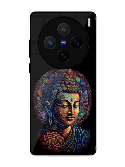 Stained Glass Serenity Glossy Soft Edge Case for Vivo X200 (5G)