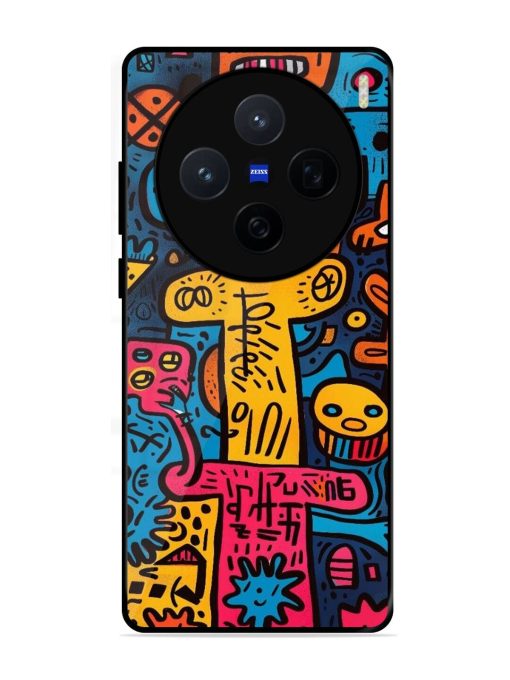 Doodletopia Glossy Soft Edge Case for Vivo X200 (5G)