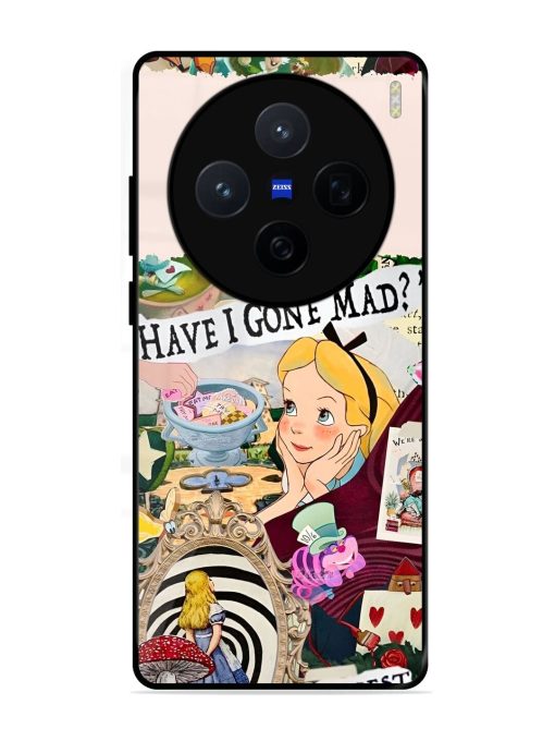 Mad Hatter'S Collage Glossy Soft Edge Case for Vivo X200 (5G)