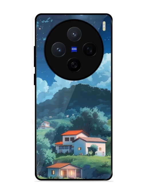 Peaceful Nightscape Glossy Soft Edge Case for Vivo X200 (5G)