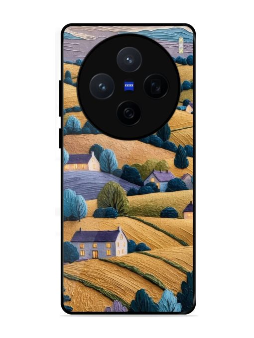 Rolling Hilltop Haven Glossy Soft Edge Case for Vivo X200 (5G)