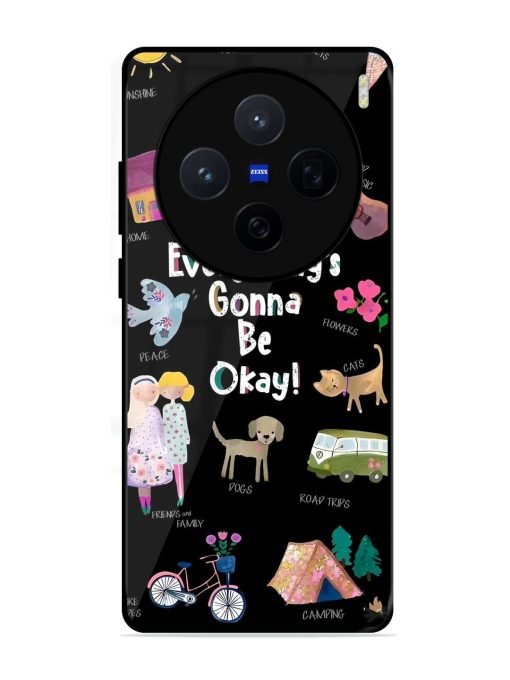 Everything'S Gonna Be Okay Glossy Soft Edge Case for Vivo X200 (5G)