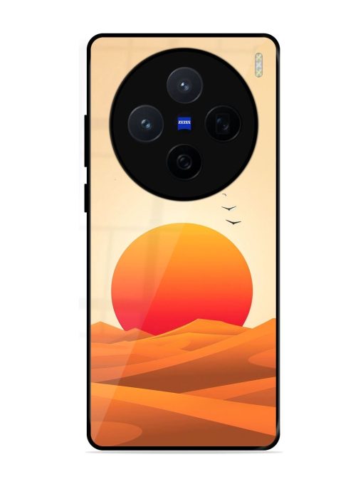 Desert Sunset Glossy Soft Edge Case for Vivo X200 (5G)