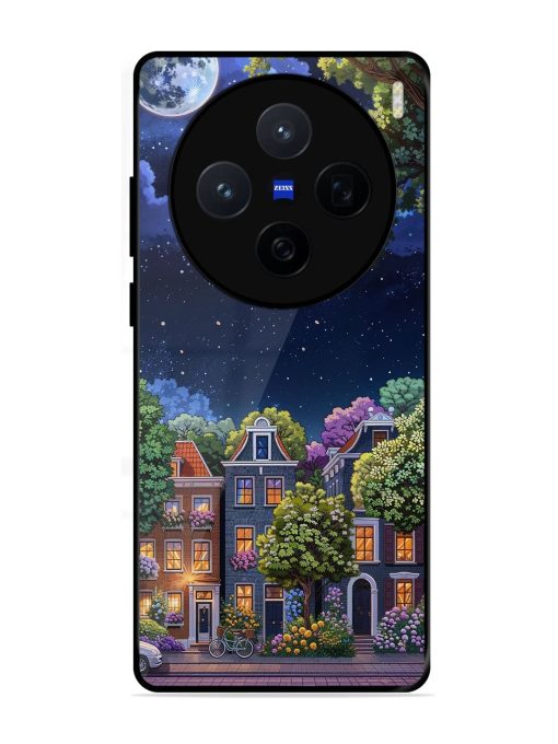 Moonlit Streets Glossy Soft Edge Case for Vivo X200 (5G)