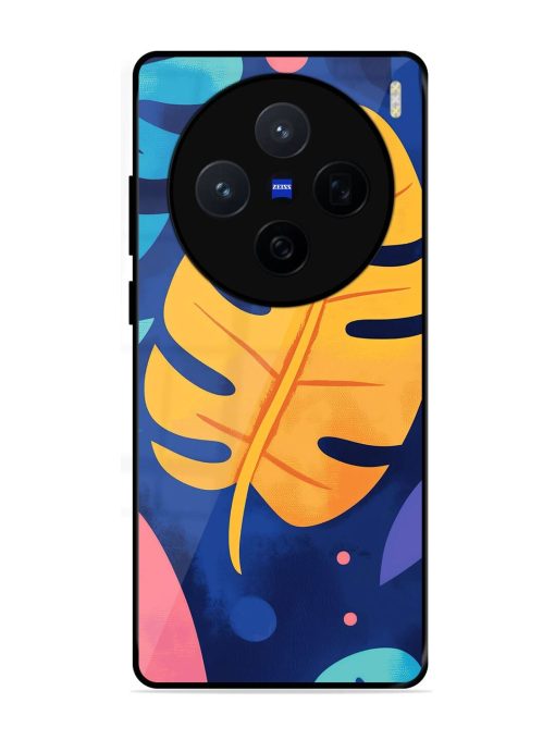 Tropical Tapestry Glossy Soft Edge Case for Vivo X200 (5G)