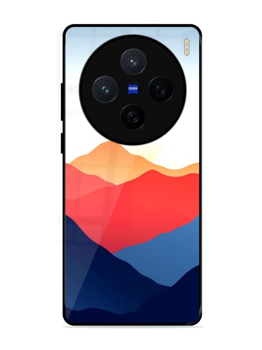 Sunset Peaks Glossy Soft Edge Case for Vivo X200 (5G)