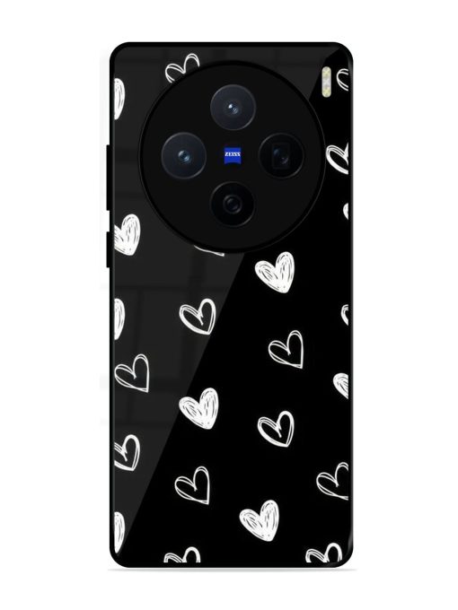 Scattered Hearts Glossy Soft Edge Case for Vivo X200 (5G)