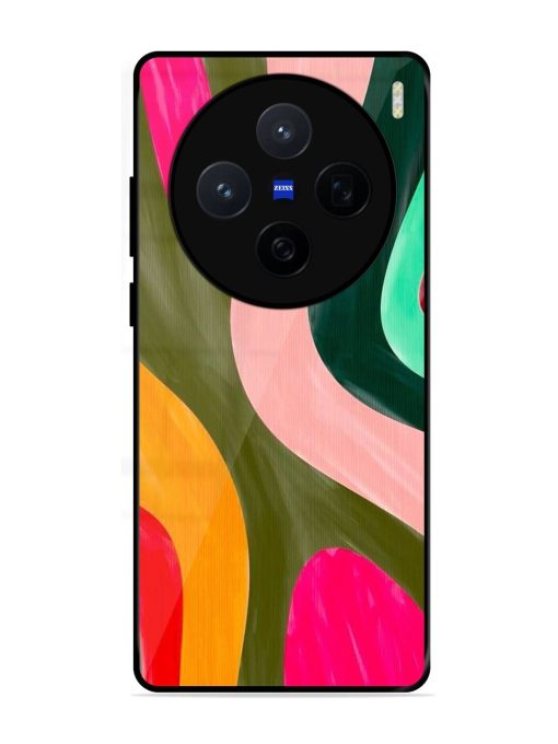 Wavy Wonder Glossy Soft Edge Case for Vivo X200 (5G)