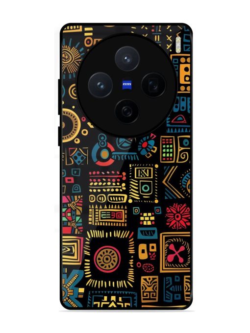 Tribal Tapestry Glossy Soft Edge Case for Vivo X200 (5G)