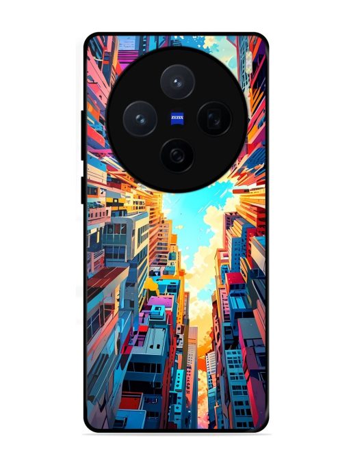 Skyward City Glossy Soft Edge Case for Vivo X200 (5G)