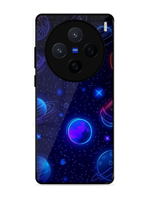 Neon Cosmos Glossy Soft Edge Case for Vivo X200 (5G)