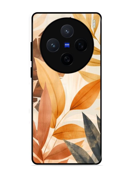 Earthy Elegance Glossy Soft Edge Case for Vivo X200 (5G)