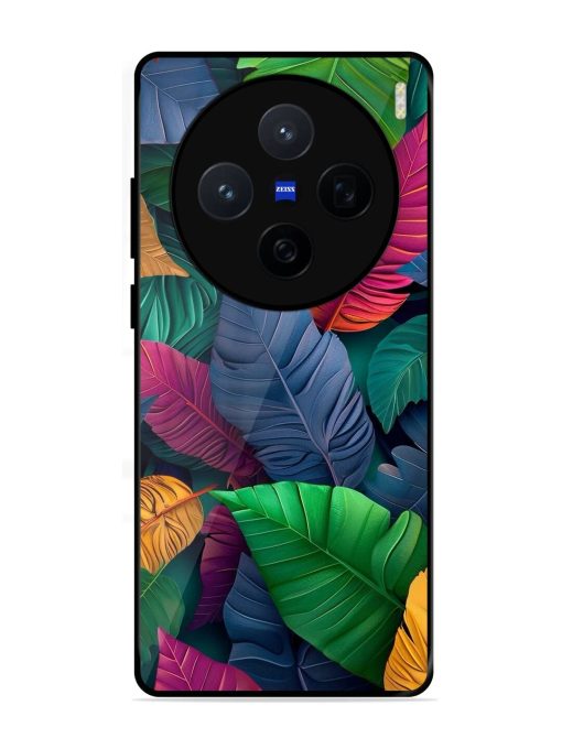 Tropical Tapestry Glossy Soft Edge Case for Vivo X200 (5G)