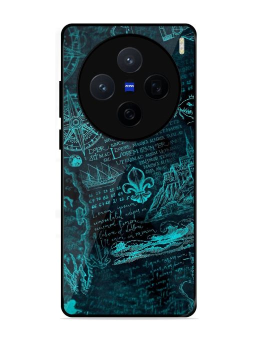 Nautical Notebook Glossy Soft Edge Case for Vivo X200 (5G)