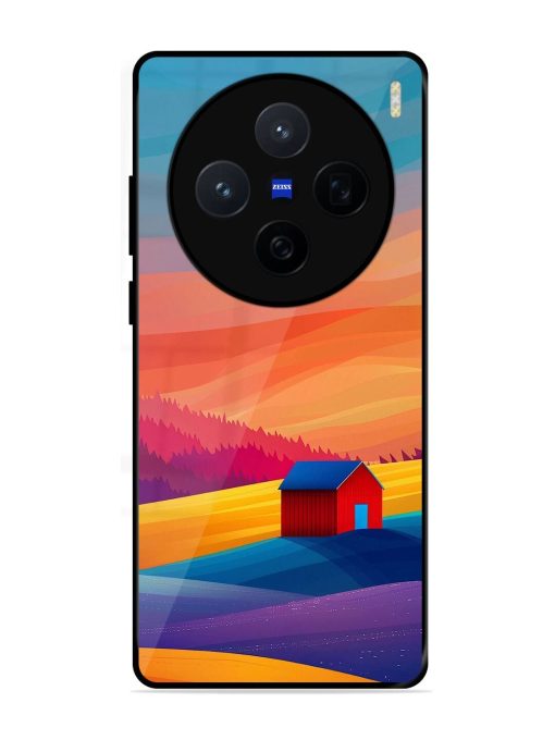 Sunset Solitude Glossy Soft Edge Case for Vivo X200 (5G)