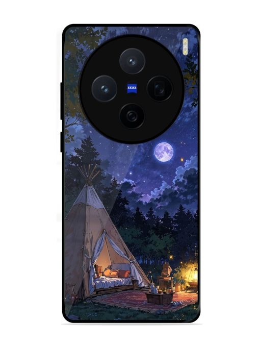 Moonlight Camping Glossy Soft Edge Case for Vivo X200 (5G)