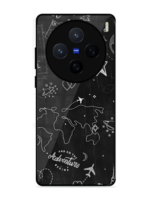 Wanderlust Sketchbook Glossy Soft Edge Case for Vivo X200 (5G)